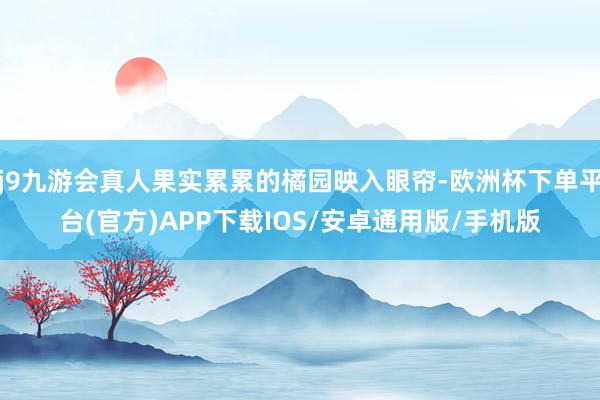 j9九游会真人果实累累的橘园映入眼帘-欧洲杯下单平台(官方)APP下载IOS/安卓通用版/手机版