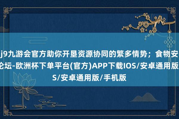 j9九游会官方助你开垦资源协同的繁多情势；食物安全同样论坛-欧洲杯下单平台(官方)APP下载IOS/安卓通用版/手机版