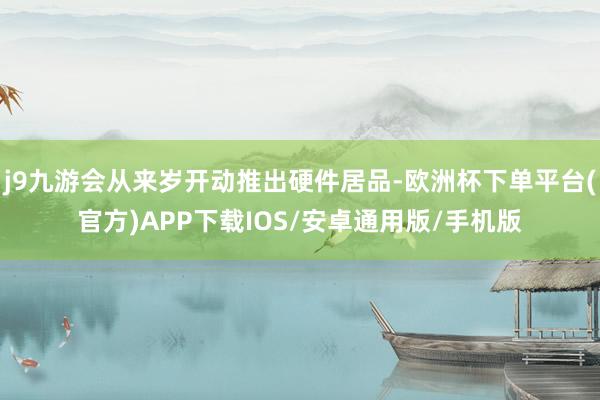 j9九游会从来岁开动推出硬件居品-欧洲杯下单平台(官方)APP下载IOS/安卓通用版/手机版