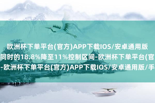 欧洲杯下单平台(官方)APP下载IOS/安卓通用版/手机版净利率从旧年同时的18.8%降至11%控制区间-欧洲杯下单平台(官方)APP下载IOS/安卓通用版/手机版