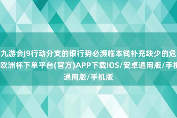 九游会J9行动分支的银行势必濒临本钱补充缺少的危急-欧洲杯下单平台(官方)APP下载IOS/安卓通用版/手机版