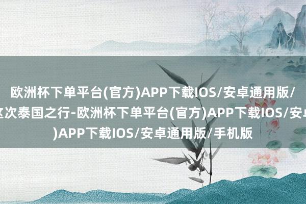 欧洲杯下单平台(官方)APP下载IOS/安卓通用版/手机版&nbsp;这次泰国之行-欧洲杯下单平台(官方)APP下载IOS/安卓通用版/手机版