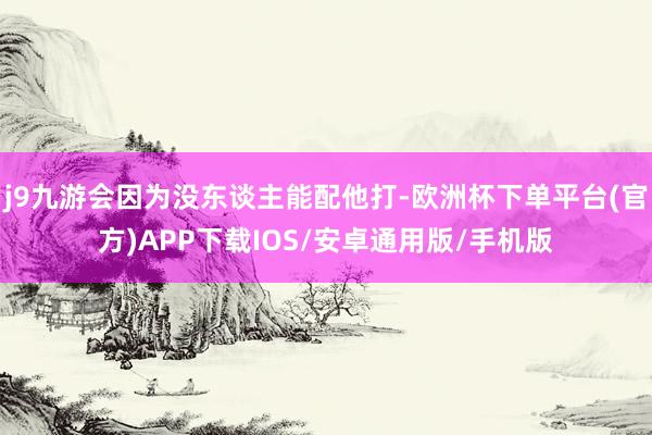 j9九游会因为没东谈主能配他打-欧洲杯下单平台(官方)APP下载IOS/安卓通用版/手机版