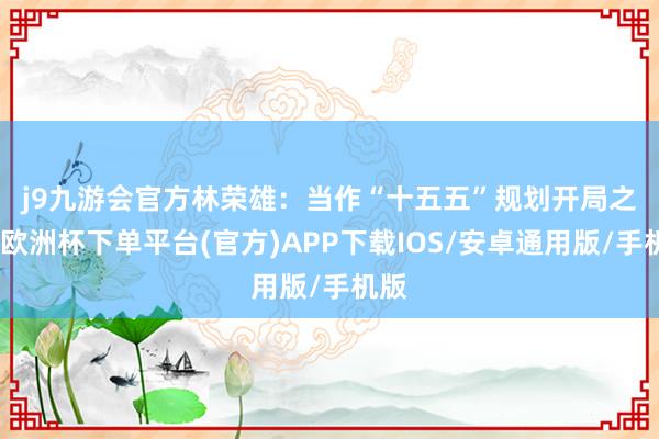 j9九游会官方　　林荣雄：当作“十五五”规划开局之年-欧洲杯下单平台(官方)APP下载IOS/安卓通用版/手机版